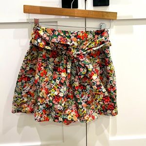 J. Crew high waisted flare shorts